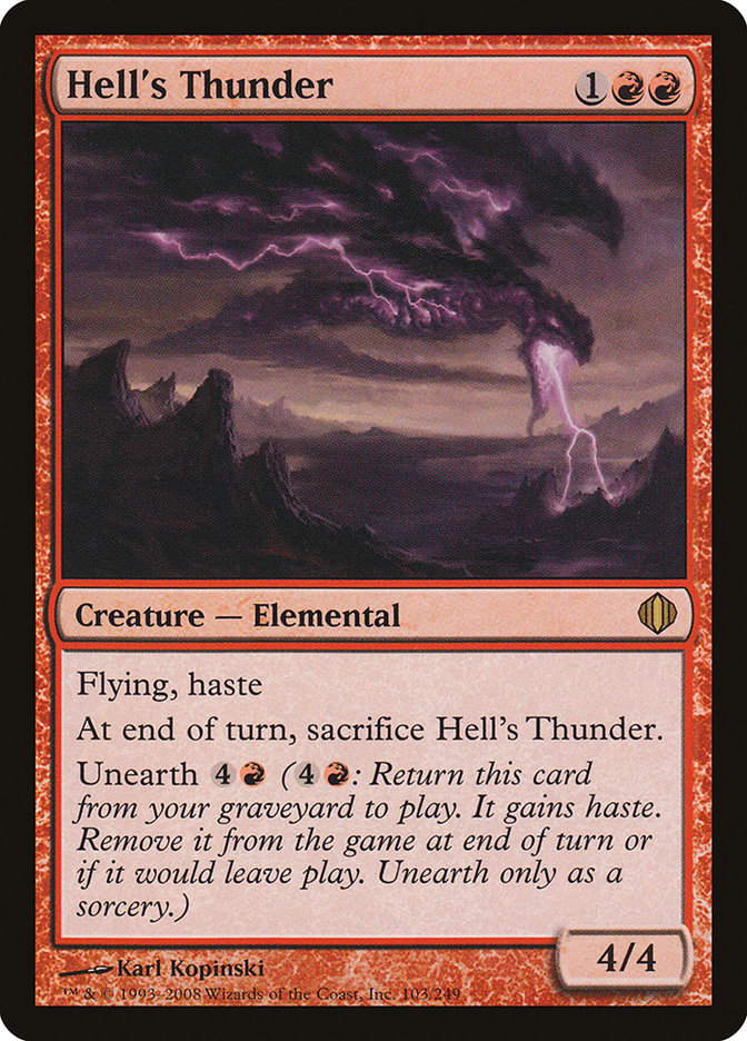 Hell's Thunder [Shards of Alara] | Game Grid - Logan