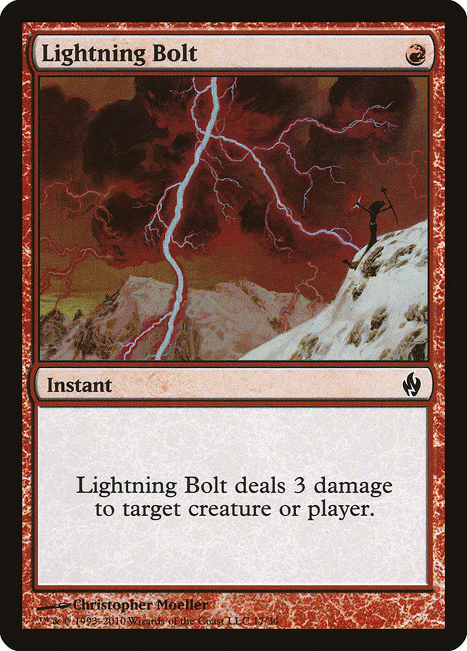 Lightning Bolt [Premium Deck Series: Fire and Lightning] | Game Grid - Logan