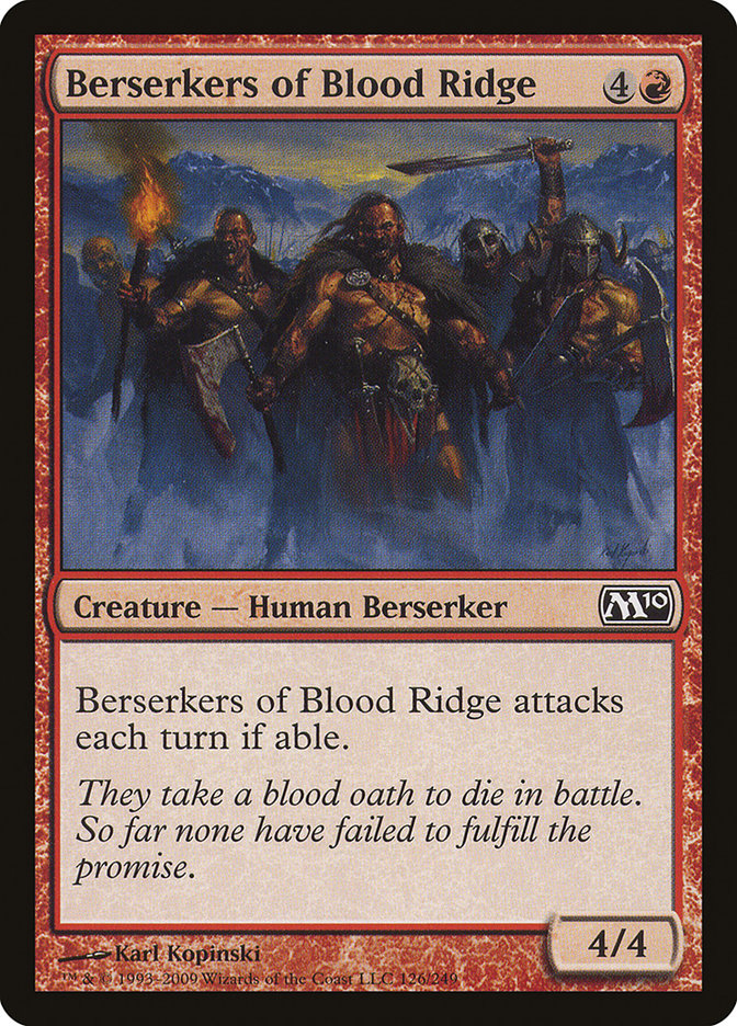 Berserkers of Blood Ridge [Magic 2010] | Game Grid - Logan