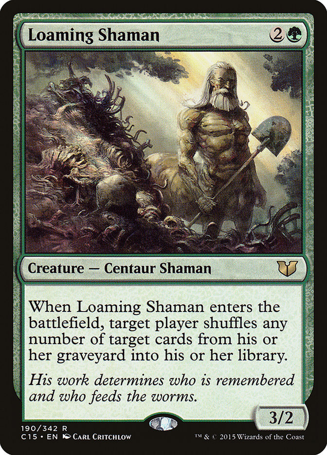 Loaming Shaman [Commander 2015] | Game Grid - Logan