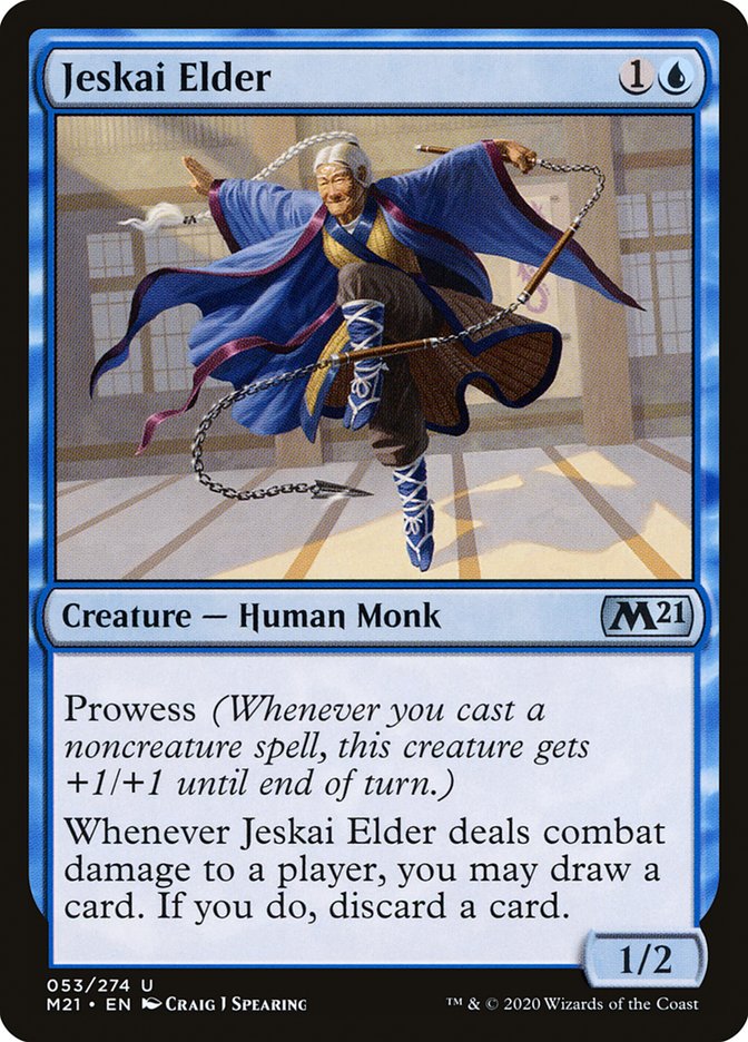 Jeskai Elder [Core Set 2021] | Game Grid - Logan