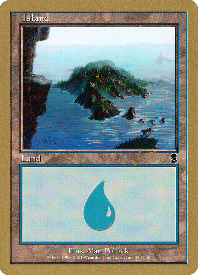 Island (rl335) (Raphael Levy) [World Championship Decks 2002] | Game Grid - Logan