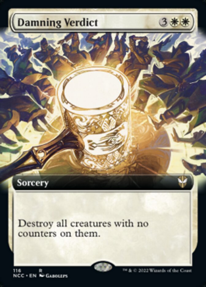 Damning Verdict (Extended Art) [Streets of New Capenna Commander] | Game Grid - Logan