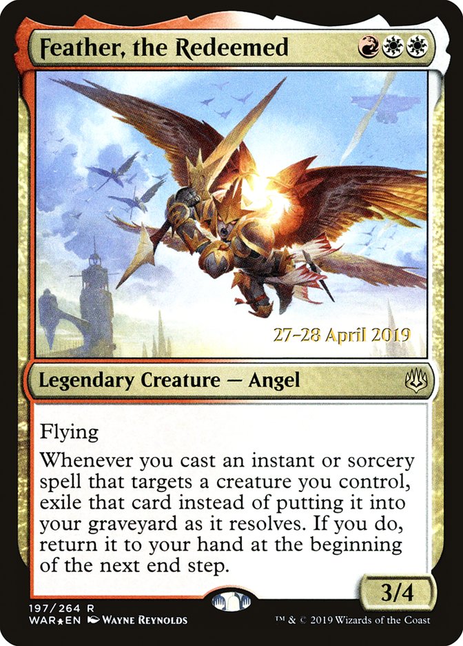 Feather, the Redeemed [War of the Spark Prerelease Promos] | Game Grid - Logan