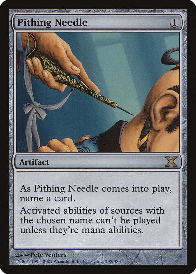 Pithing Needle [Tenth Edition] | Game Grid - Logan