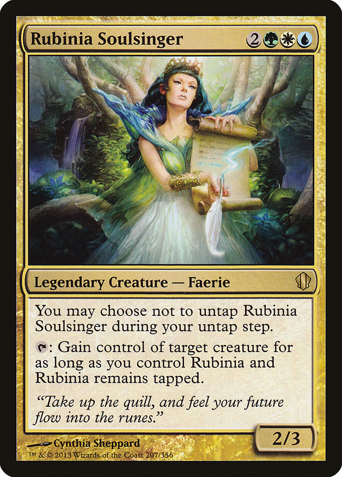 Rubinia Soulsinger [Commander 2013] | Game Grid - Logan