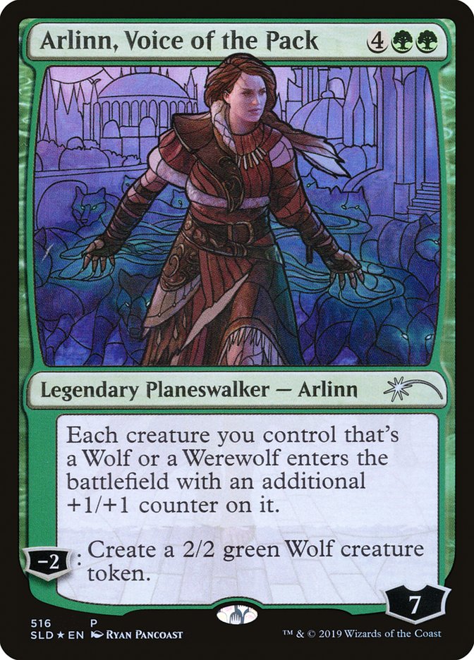 Arlinn, Voice of the Pack (Stained Glass) [Secret Lair Drop Promos] | Game Grid - Logan