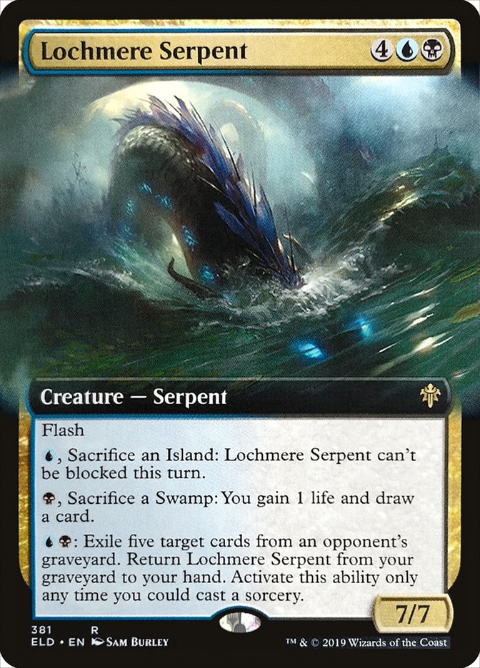 Lochmere Serpent (Extended Art) [Throne of Eldraine] | Game Grid - Logan