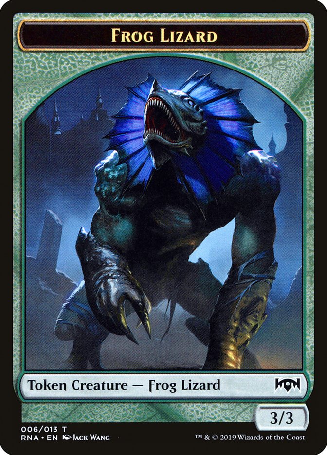 Frog Lizard Token [Ravnica Allegiance Tokens] | Game Grid - Logan