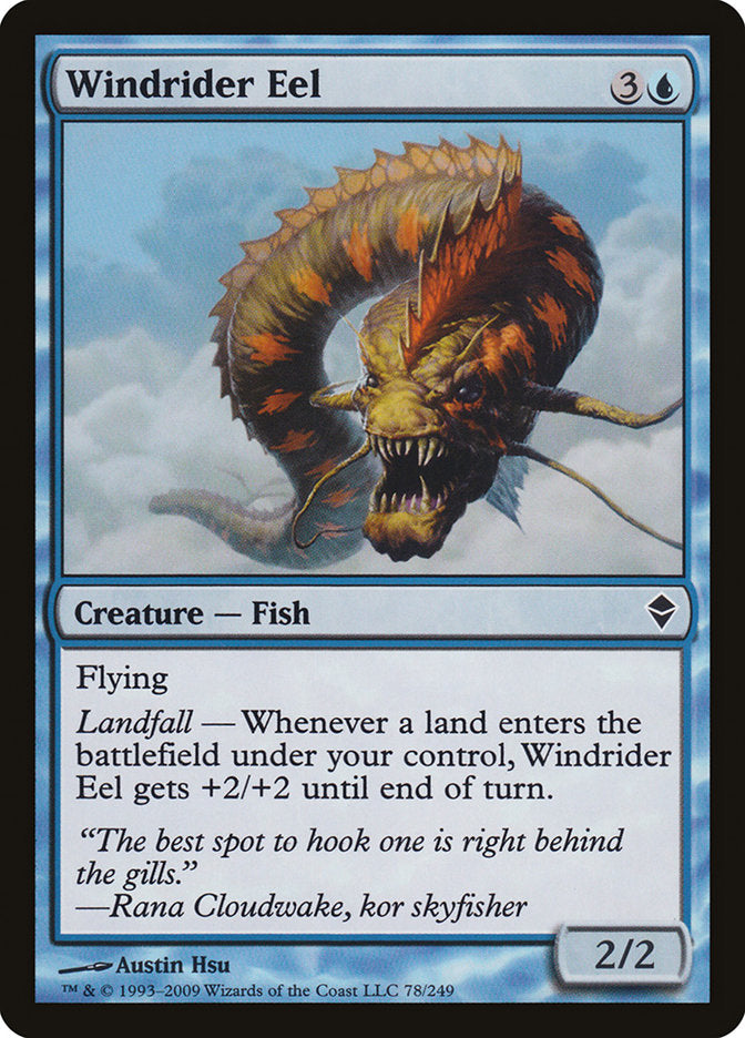 Windrider Eel [Zendikar] | Game Grid - Logan