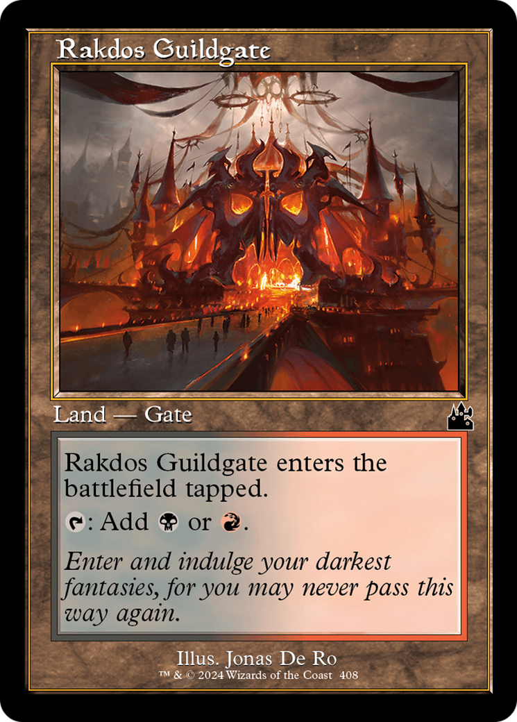 Rakdos Guildgate (Retro Frame) [Ravnica Remastered] | Game Grid - Logan