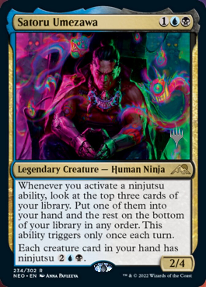 Satoru Umezawa (Promo Pack) [Kamigawa: Neon Dynasty Promos] | Game Grid - Logan