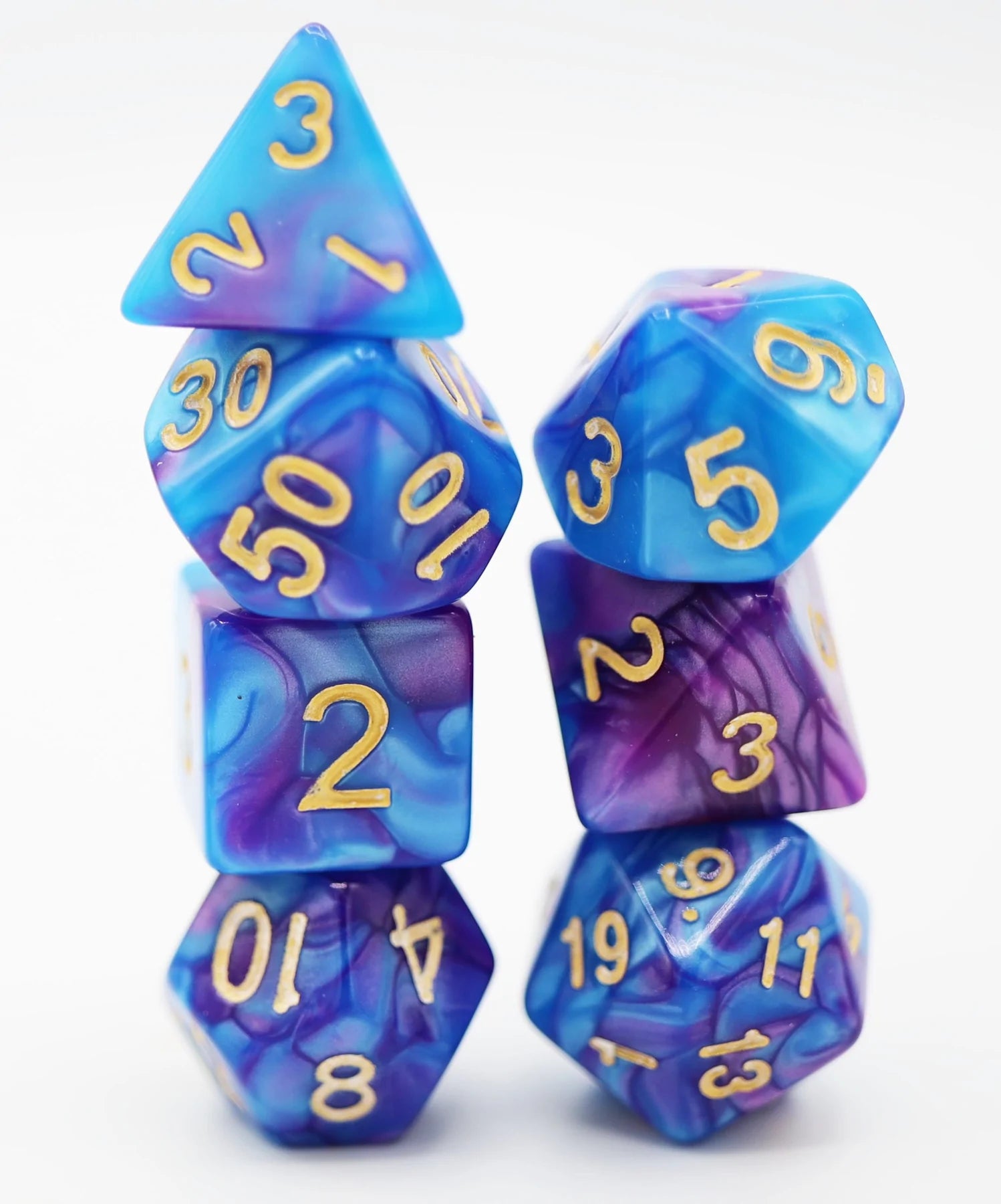 Delphinium RPG Dice Set | Game Grid - Logan