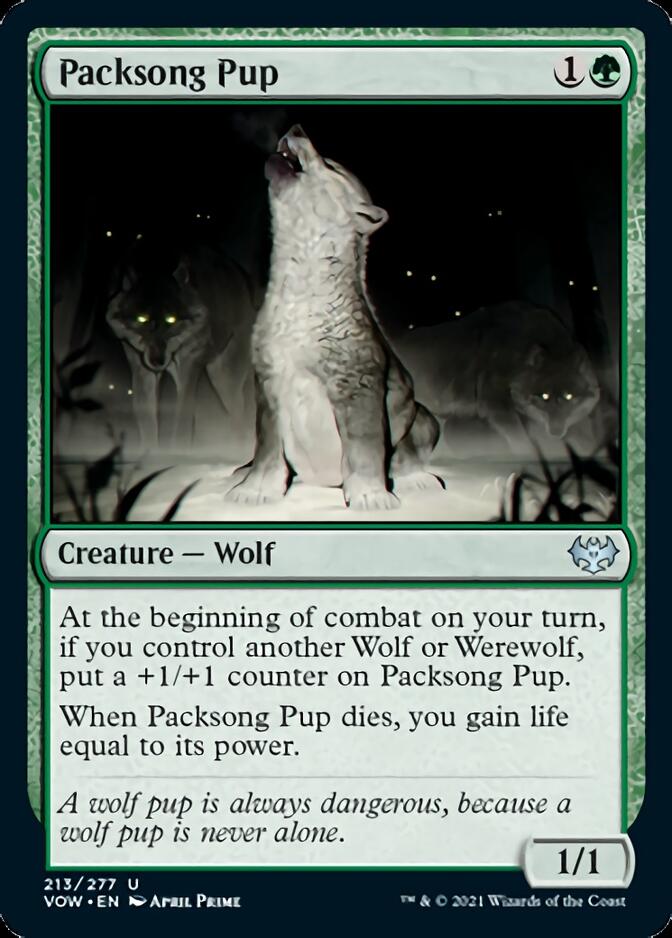 Packsong Pup [Innistrad: Crimson Vow] | Game Grid - Logan