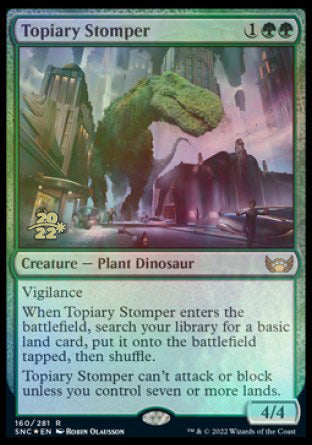 Topiary Stomper [Streets of New Capenna Prerelease Promos] | Game Grid - Logan
