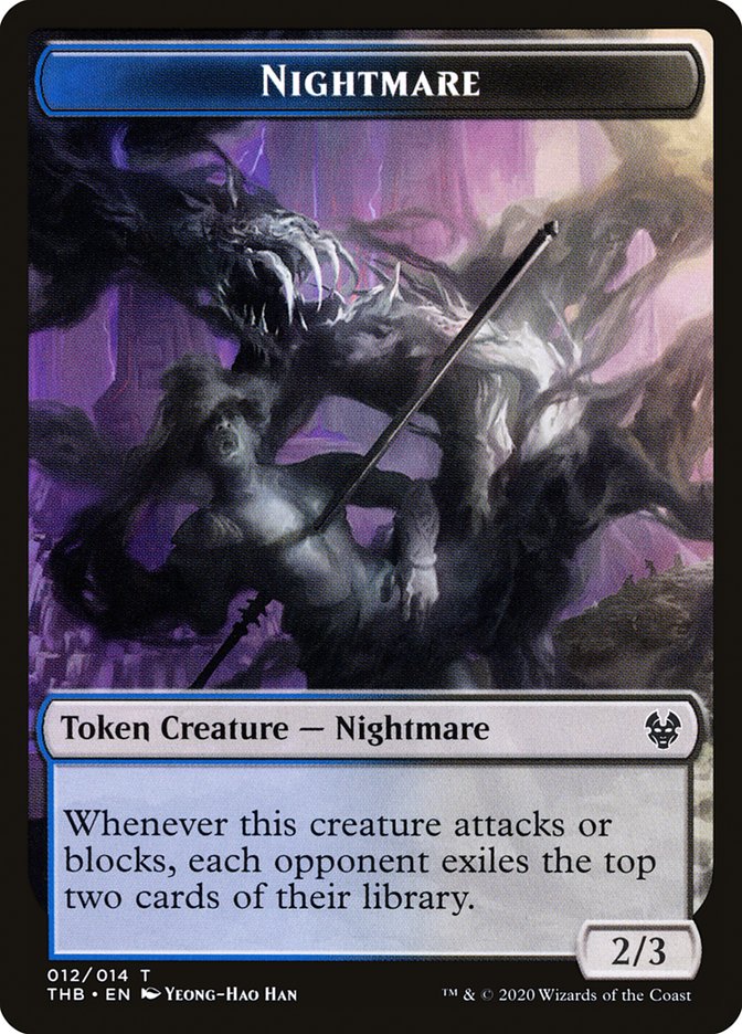 Nightmare Token [Theros Beyond Death Tokens] | Game Grid - Logan