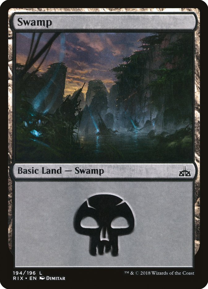 Swamp (194) [Rivals of Ixalan] | Game Grid - Logan