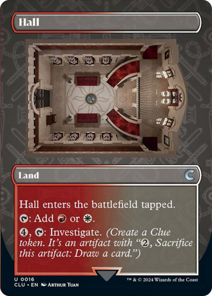 Hall (Borderless) [Ravnica: Clue Edition] | Game Grid - Logan