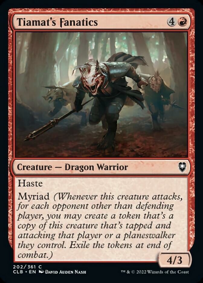 Tiamat's Fanatics [Commander Legends: Battle for Baldur's Gate] | Game Grid - Logan