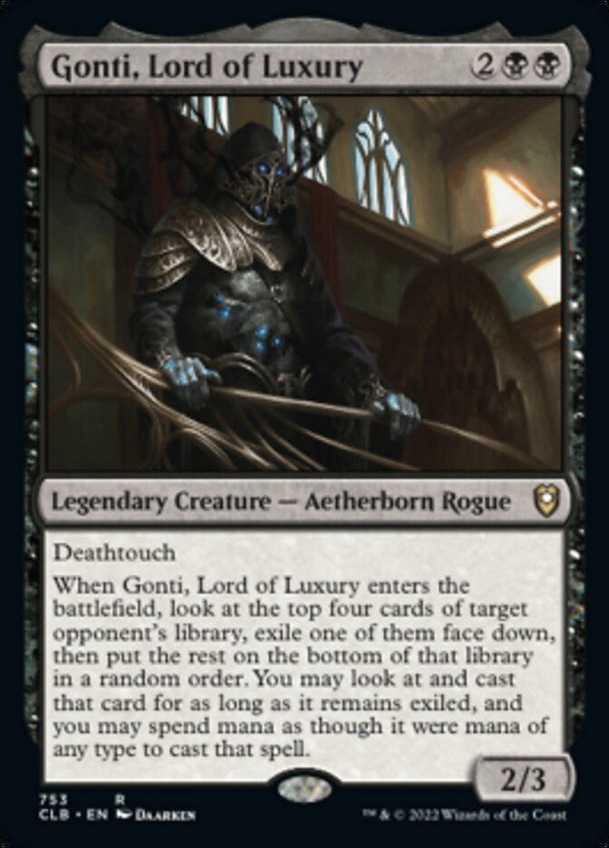 Gonti, Lord of Luxury [Commander Legends: Battle for Baldur's Gate] | Game Grid - Logan