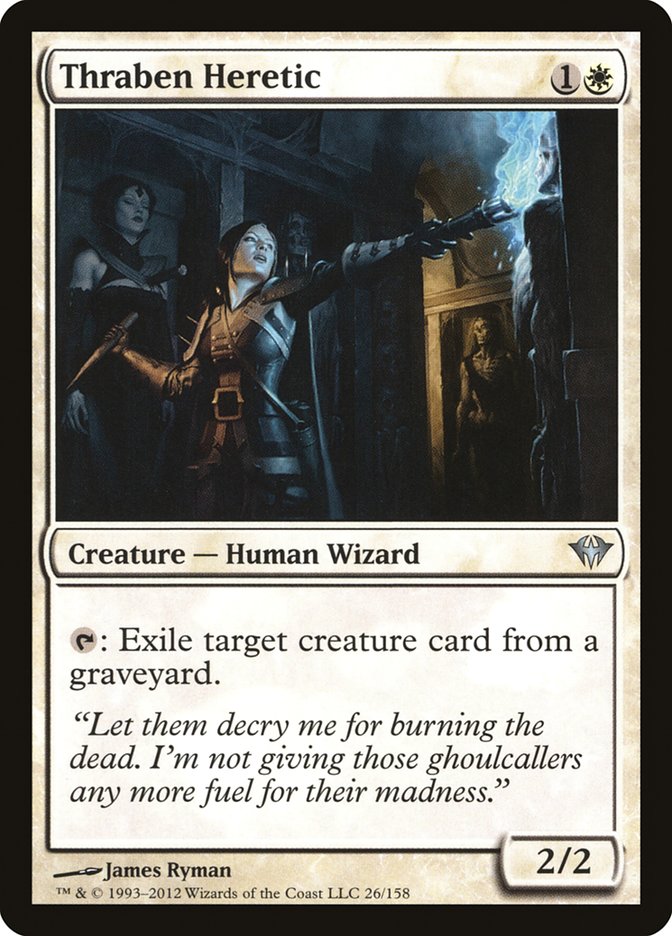 Thraben Heretic [Dark Ascension] | Game Grid - Logan