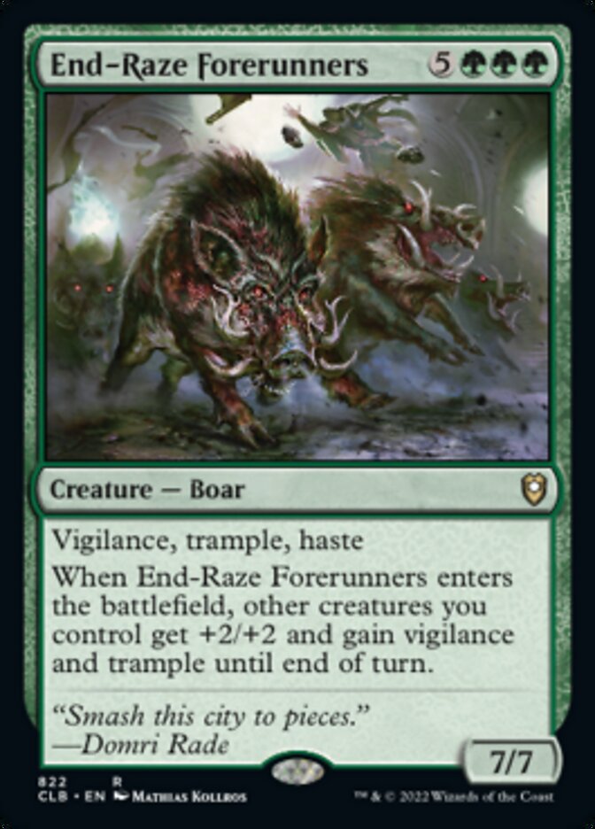 End-Raze Forerunners [Commander Legends: Battle for Baldur's Gate] | Game Grid - Logan
