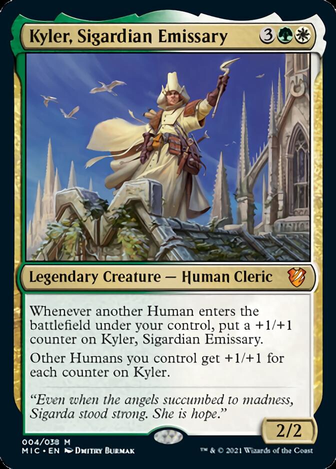 Kyler, Sigardian Emissary [Innistrad: Midnight Hunt Commander] | Game Grid - Logan