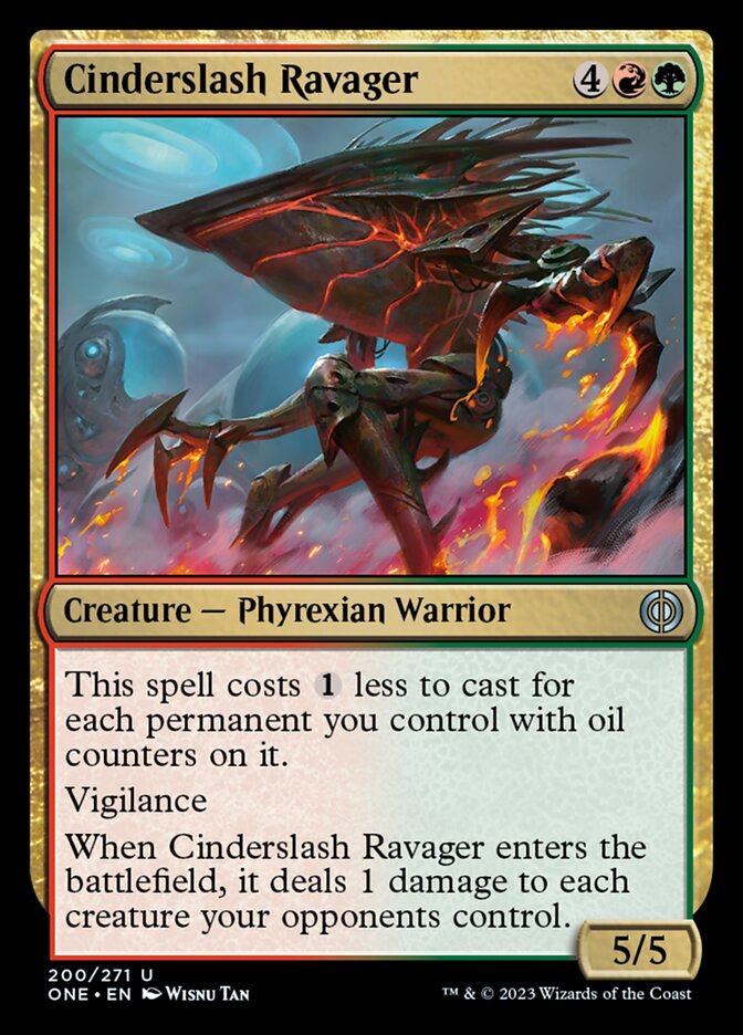 Cinderslash Ravager [Phyrexia: All Will Be One] | Game Grid - Logan