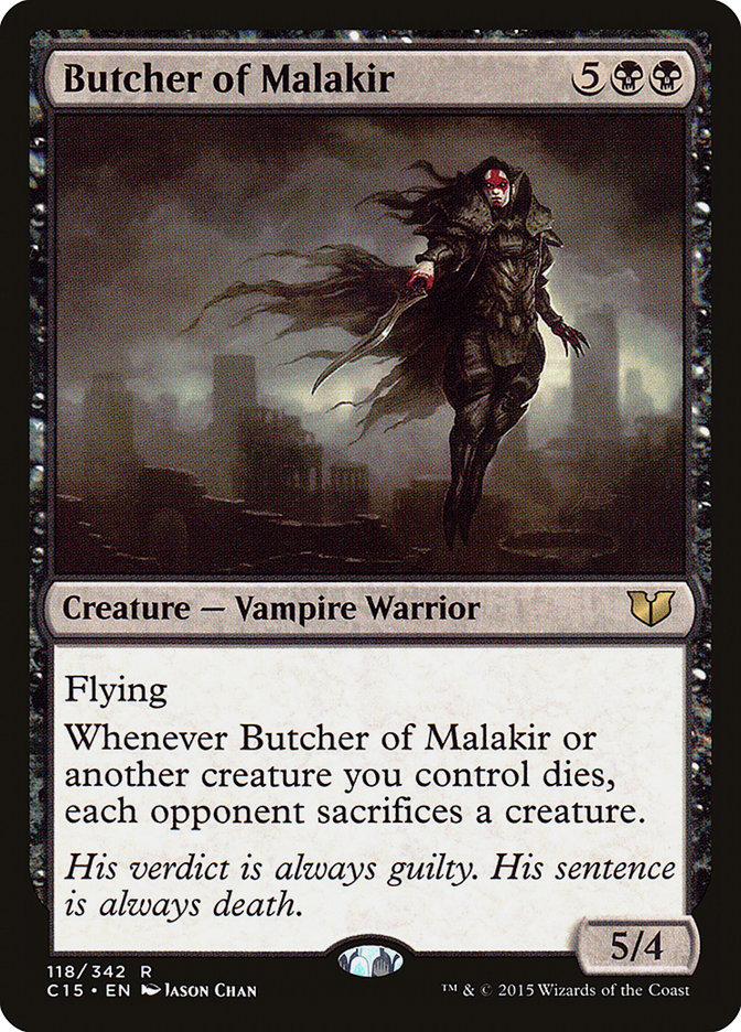 Butcher of Malakir [Commander 2015] | Game Grid - Logan