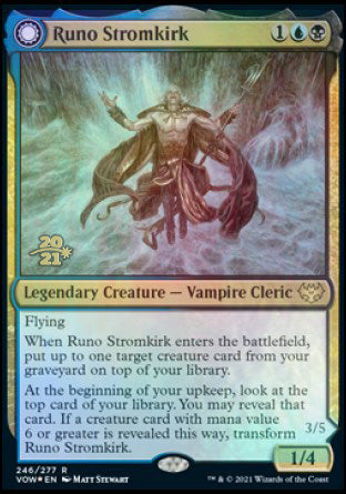 Runo Stromkirk // Krothuss, Lord of the Deep [Innistrad: Crimson Vow Prerelease Promos] | Game Grid - Logan