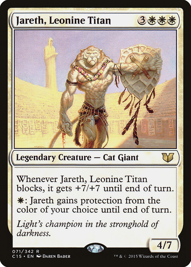 Jareth, Leonine Titan [Commander 2015] | Game Grid - Logan