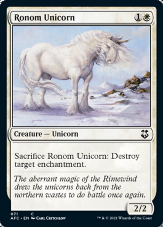 Ronom Unicorn [Dungeons & Dragons: Adventures in the Forgotten Realms Commander] | Game Grid - Logan