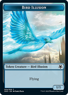 Bird Illusion // Elf Warrior Double-Sided Token [Game Night: Free-for-All Tokens] | Game Grid - Logan