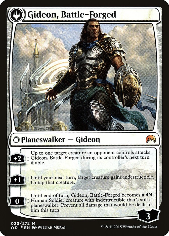 Kytheon, Hero of Akros // Gideon, Battle-Forged [Magic Origins Prerelease Promos] | Game Grid - Logan