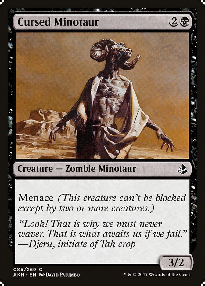 Cursed Minotaur [Amonkhet] | Game Grid - Logan