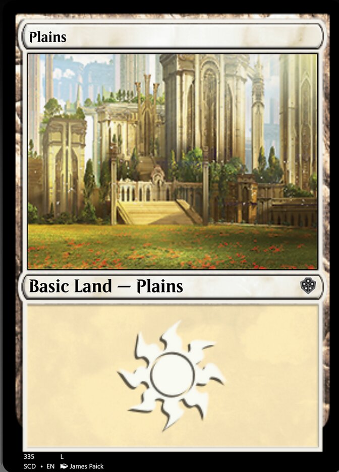 Plains (335) [Starter Commander Decks] | Game Grid - Logan