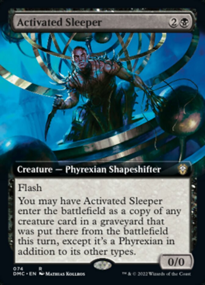 Activated Sleeper (Extended Art) [Dominaria United Commander] | Game Grid - Logan