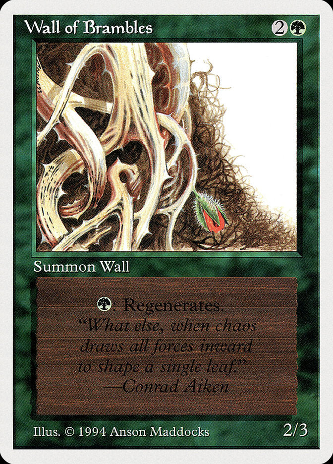 Wall of Brambles [Summer Magic / Edgar] | Game Grid - Logan