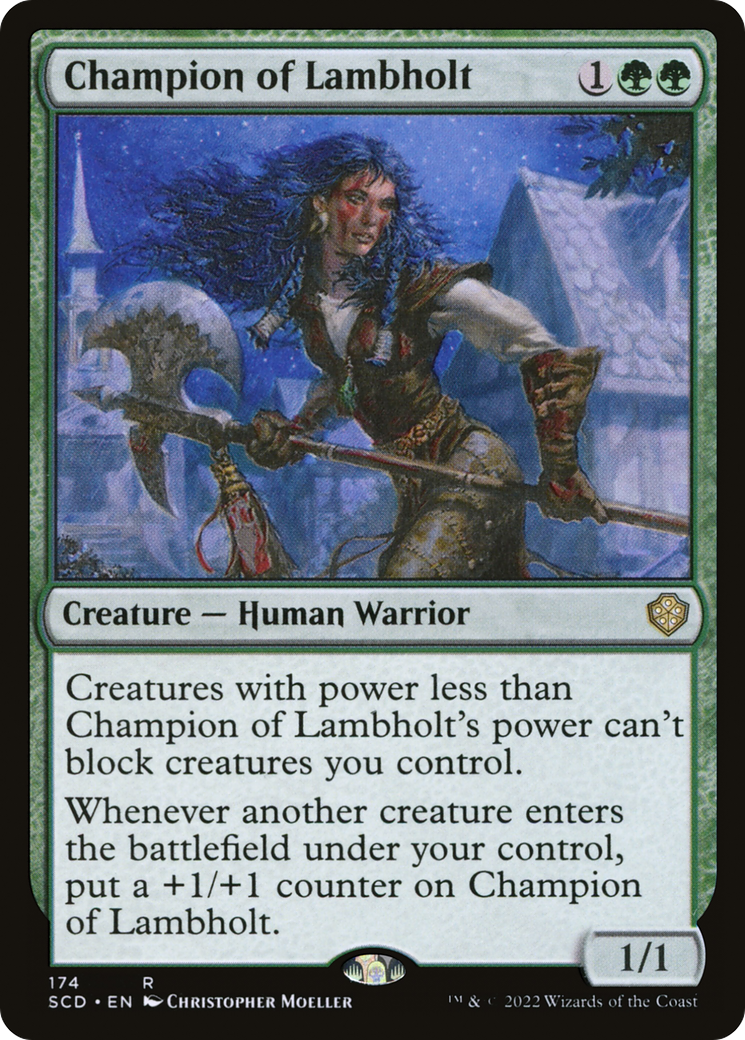 Champion of Lambholt [Starter Commander Decks] | Game Grid - Logan