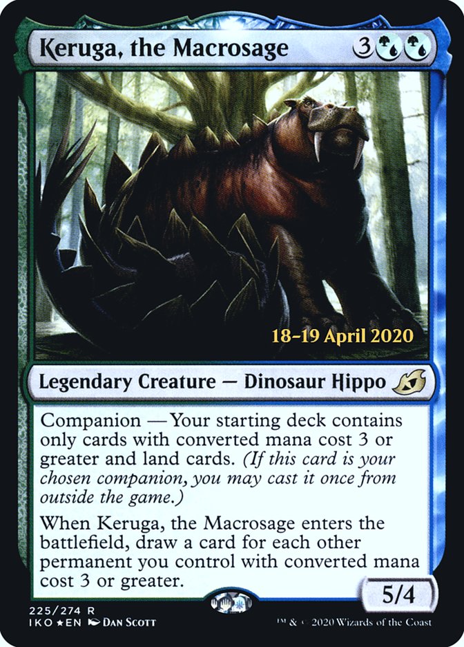 Keruga, the Macrosage [Ikoria: Lair of Behemoths Prerelease Promos] | Game Grid - Logan