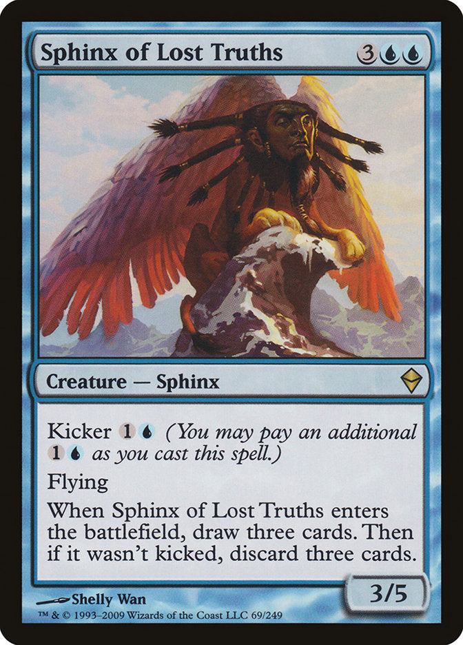 Sphinx of Lost Truths [Zendikar] | Game Grid - Logan