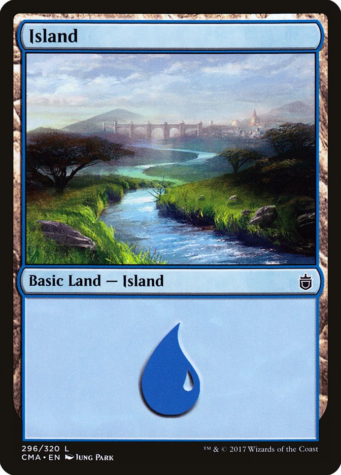 Island (296) [Commander Anthology] | Game Grid - Logan