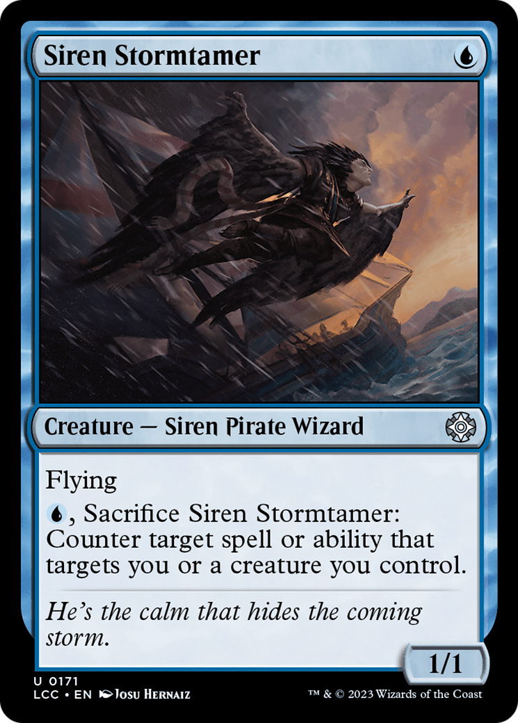 Siren Stormtamer [The Lost Caverns of Ixalan Commander] | Game Grid - Logan