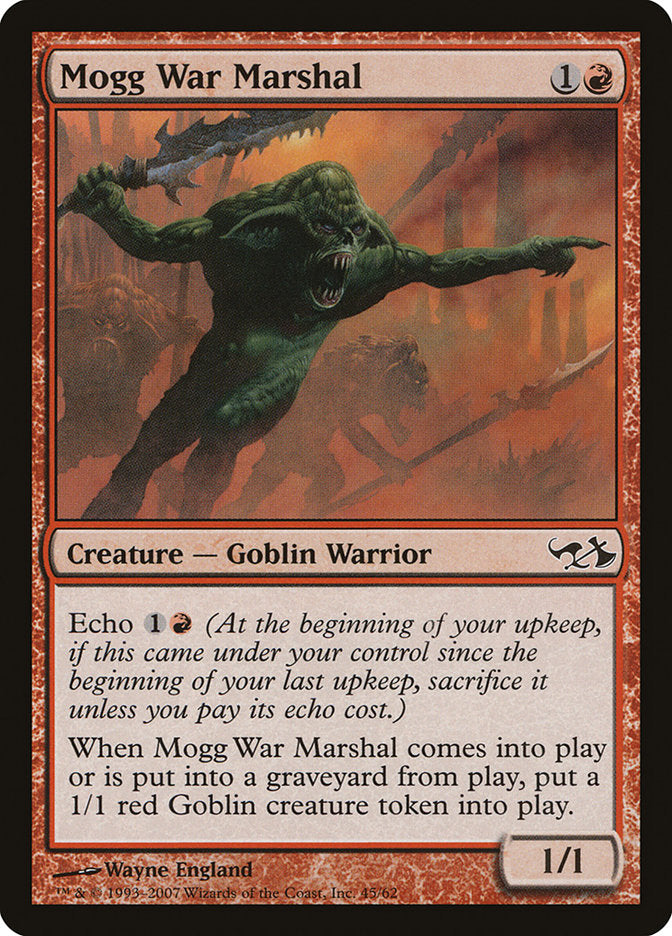 Mogg War Marshal [Duel Decks: Elves vs. Goblins] | Game Grid - Logan