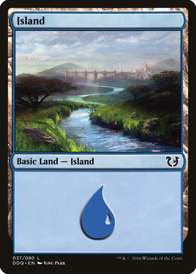 Island (37) [Duel Decks: Blessed vs. Cursed] | Game Grid - Logan