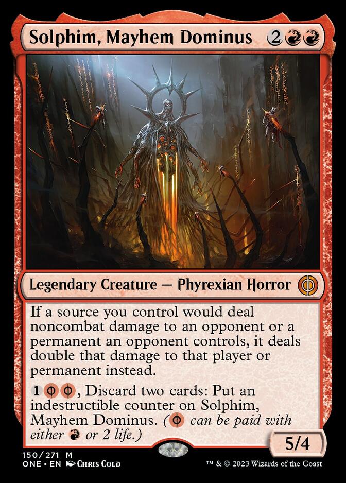 Solphim, Mayhem Dominus [Phyrexia: All Will Be One] | Game Grid - Logan