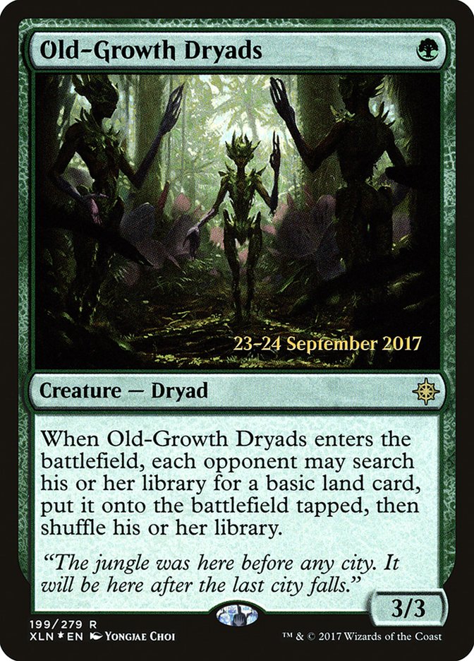 Old-Growth Dryads [Ixalan Prerelease Promos] | Game Grid - Logan