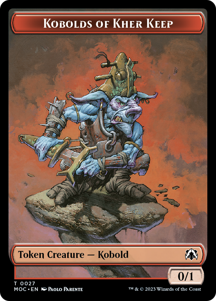 Bird // Kobolds of Kher Keep Double-Sided Token [March of the Machine Commander Tokens] | Game Grid - Logan