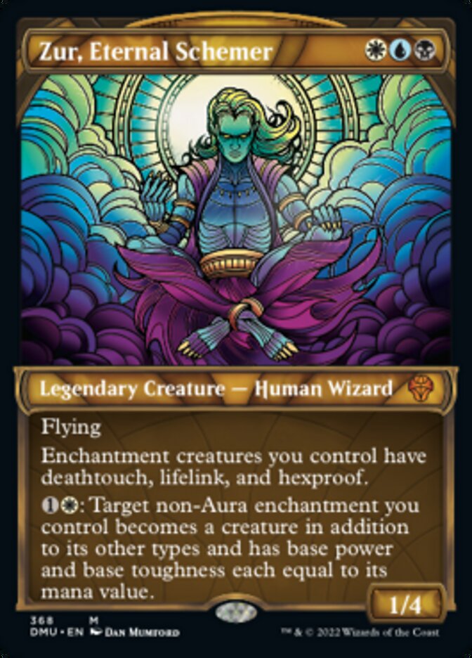 Zur, Eternal Schemer (Showcase Textured) [Dominaria United] | Game Grid - Logan