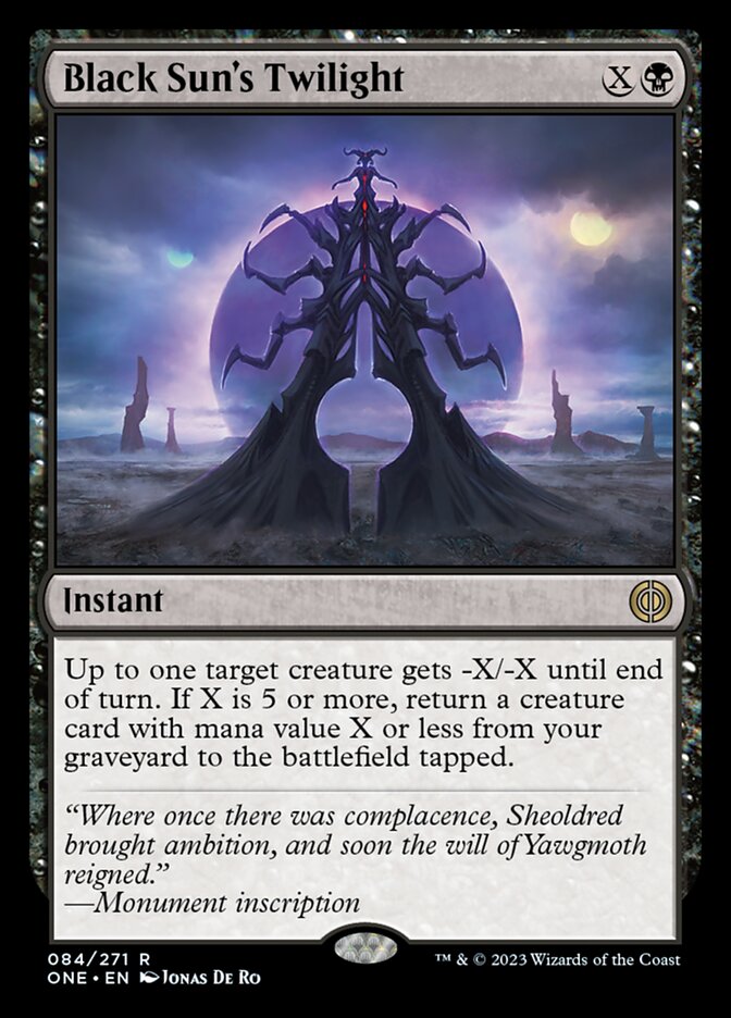 Black Sun's Twilight [Phyrexia: All Will Be One] | Game Grid - Logan